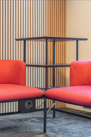 Agora Modular Soft Seating with Shelving Unit 2