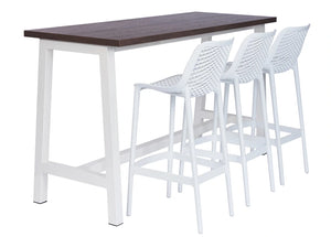 Apex Modern Wooden Poseur Table 2