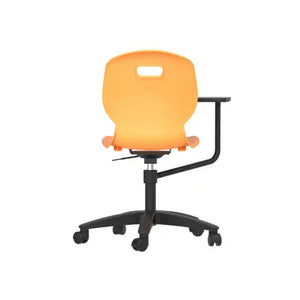 Arc Swivel Tilt Chair with Arm Tablet TA8M 6