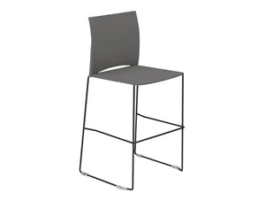 Ariz Plastic Seat And Backrest Stool Model 550Cv Pro Ari550Cv Code 517 Blk