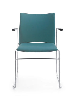 Ariz Plastic Seat And Mesh Backrest Chair Model 555V 8
