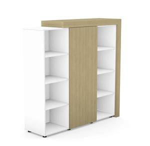 Auttica Wardrobe 1530x450x1520 Door Plus Shelves WU AT 12 WH VINCENZA OAK