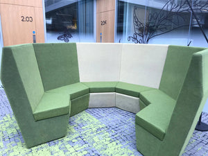 Ben 6 Person Mid Back Open Collaboration Pod