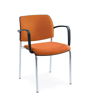 Bit Plastic Seat And Backrest Chair 4 Legged Frame Model 550H 4