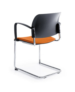 Bit Plastic Seat And Backrest Chair 4 Legged Frame Model 550H 5