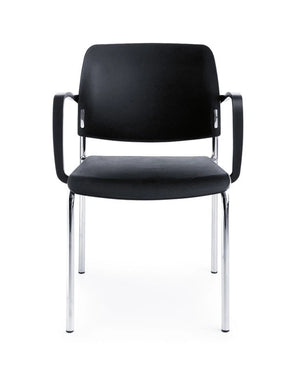 Bit Plastic Seat And Mesh Backrest Chair Cantilever Frame Model 555V 2