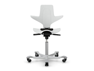 Capisco 8010 Ergonomic Chair in White Plastic Seat and Backrest HAG