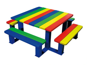 Childrens Colourful Picnic Table 2.webp