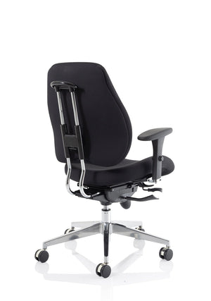 Chiro Plus High Back Ergonomic Posture Chair Black With Arms PO000001 8