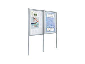Classic Outdoor Notice Door 9 A4 in One Frames 4