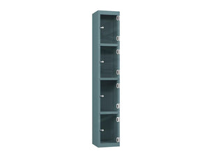 Crystal 4-Door Steel Locker - Slate Grey