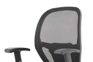 Denver High Mesh Back Black Task Operator Office Chair With Arms OP000234 12