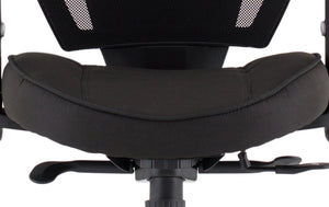 Denver High Mesh Back Black Task Operator Office Chair With Arms OP000234 13