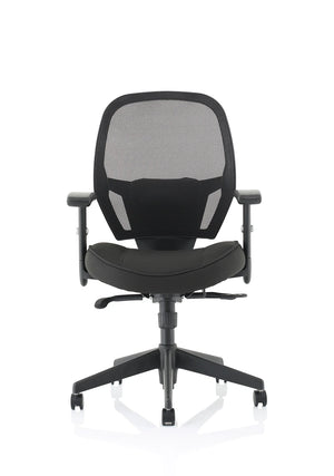 Denver High Mesh Back Black Task Operator Office Chair With Arms OP000234 3