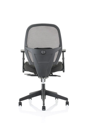Denver High Mesh Back Black Task Operator Office Chair With Arms OP000234 6