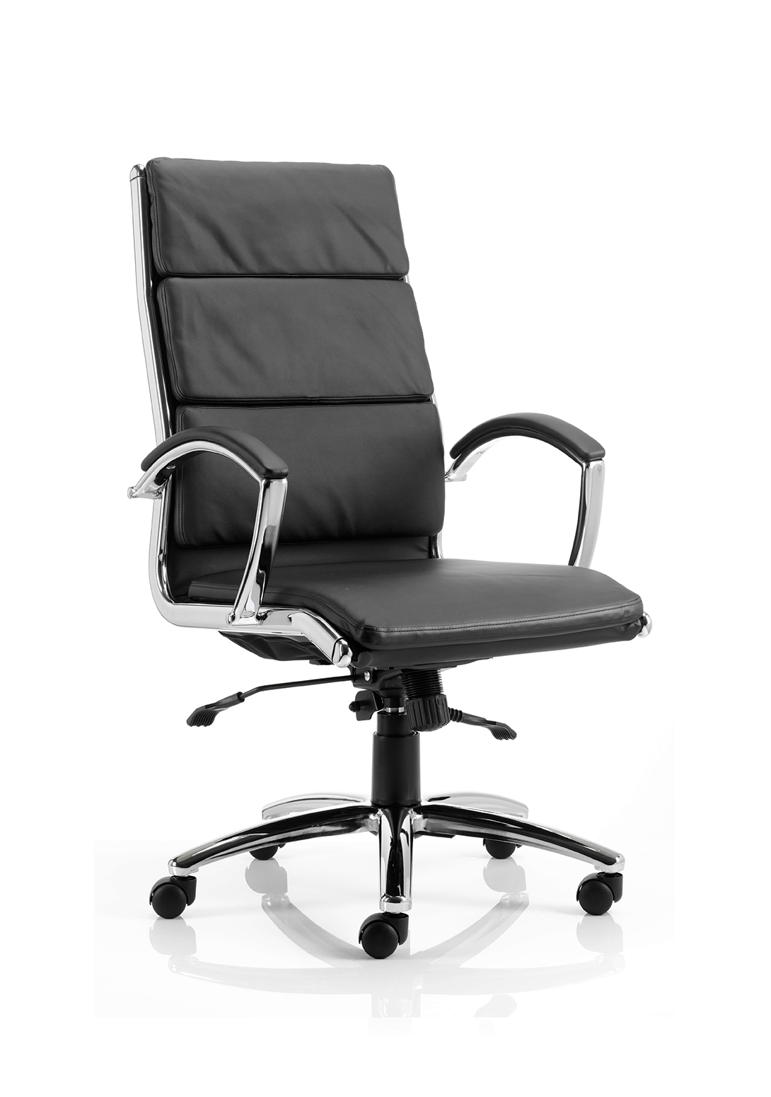 Classic Executive Chair High Back Tan With Arms 