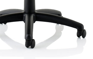 Winsor Black Leather Chair With Headrest Image 10