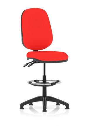 Eclipse Plus Ii Task Operator Office Chair With Hi Rise Draughtsman Kit KCUP1146 2