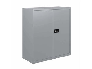 Economy Stationary Cupboards with 1 Shelf Goose Grey