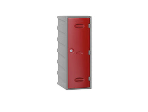 Extreme 1/2 Module Plastic Locker - Red