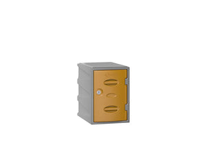 Extreme 1/4 Module Plastic Locker - Yellow