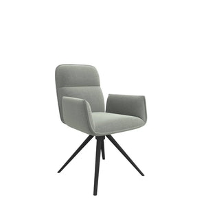 Faze Armchair with 4-Star Base - Grey/Black