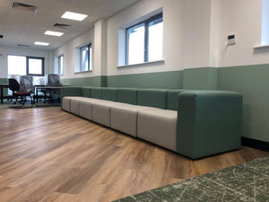 Frank Modular Upholstered Seating in Straight Setup