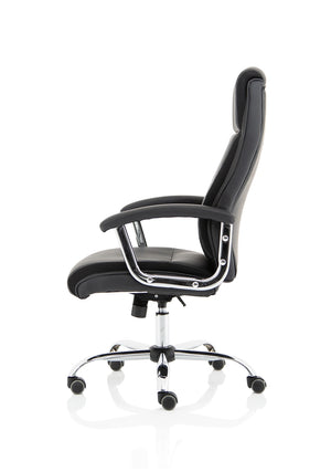 Hatley Black Bonded Leather Executive Chair EX000445 5