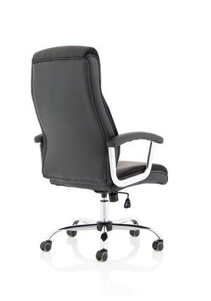 Hatley Black Bonded Leather Executive Chair EX000445 8