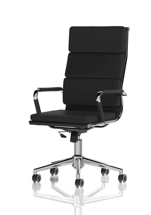 Hawkes Black Pu Chrome Frame Executive Chair EX000219 3