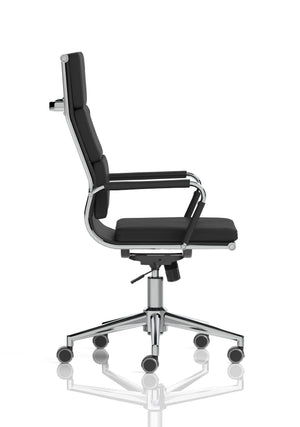 Hawkes Black Pu Chrome Frame Executive Chair EX000219 8