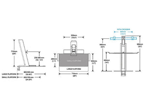 Humanscale Quickstand Sit To Easy And Portable Desk Converter 9 Dimensions