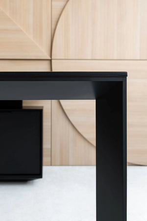 In Office Executive Desk 5 in Black Finish