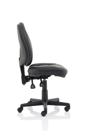 Jackson Medium Back Black Leather Task Operator Office Chair OP000229 8
