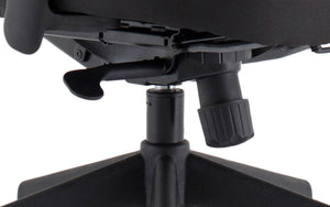 Denver Black Mesh Chair With Headrest Image 11