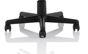 Jackson Black Leather High Back Executive Chair with Height Adjustable Arms Image 4