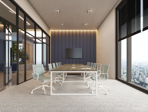 Key Meeting Room Table and Gravity Meeting Chair in Office Setting 2