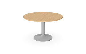 Kito Round Meeting Table Single Cylinder Leg Base Kit C1200D Be Slv