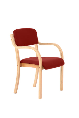 Madrid Wooden Frame Visitor Chair KCUP0390 2