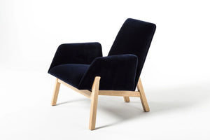 Manta Armchair Club Wooden Leg Ma1L 11