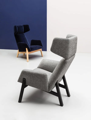 Manta Armchair Club Wooden Leg Ma1L 3