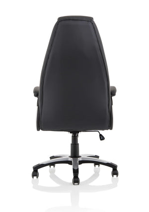 Metropolis High Back Black Leather Look Chair EX000230 7