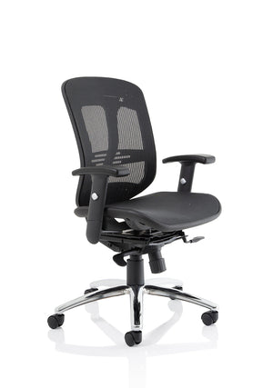 Mirage Ii Mesh Back Task Operator Office Chair With Height Adjustable Arms EX000162 2