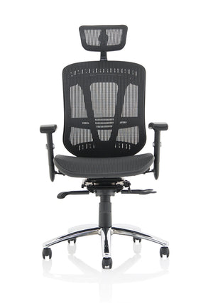 Mirage Ii Mesh Back Task Operator Office Chair With Height Adjustable Arms KC0148 3