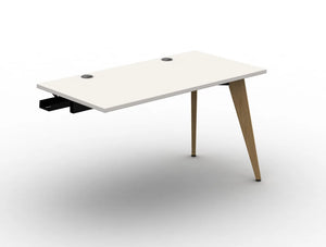 Mobili Pyramid Bench Desk Module With Wooden Legs1