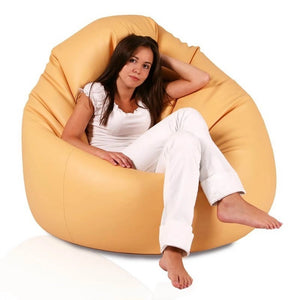 Moodlii Sako Upholstered Fabric Bean Bag 13