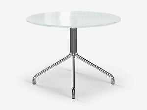 Multipurpose Tables Low Round Table Metal Legs Model Sh40 Pro Sh40Chr Gl1