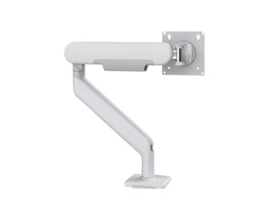 Natura Single Spring Flat Screen Monitor Arm White