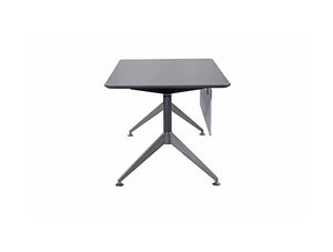 Nero Executive Desk with Modesty Panel Side View