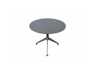 Nero Executive Round Table With Black Finish